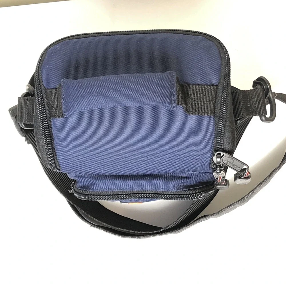 Lowepro TLZ Mini Topload Zoom DSLR Blue Camera Holster Bag w/ Adjustable Strap